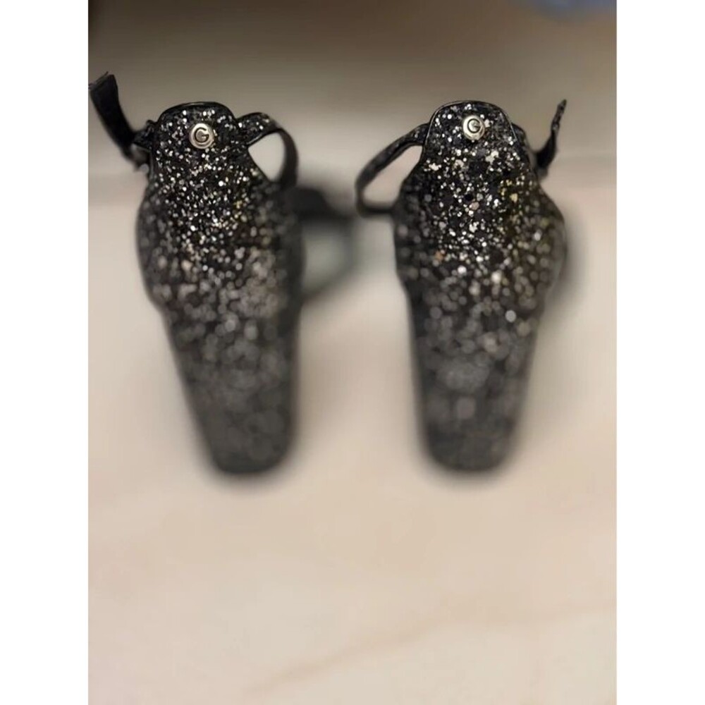 Guess Glitter Sparkly Size 5 Heels Sandals - Picture 5 of 14